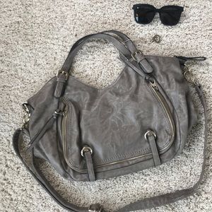 👜 Big Buddha Satchel or Crossbody Bag in Taupe 👜